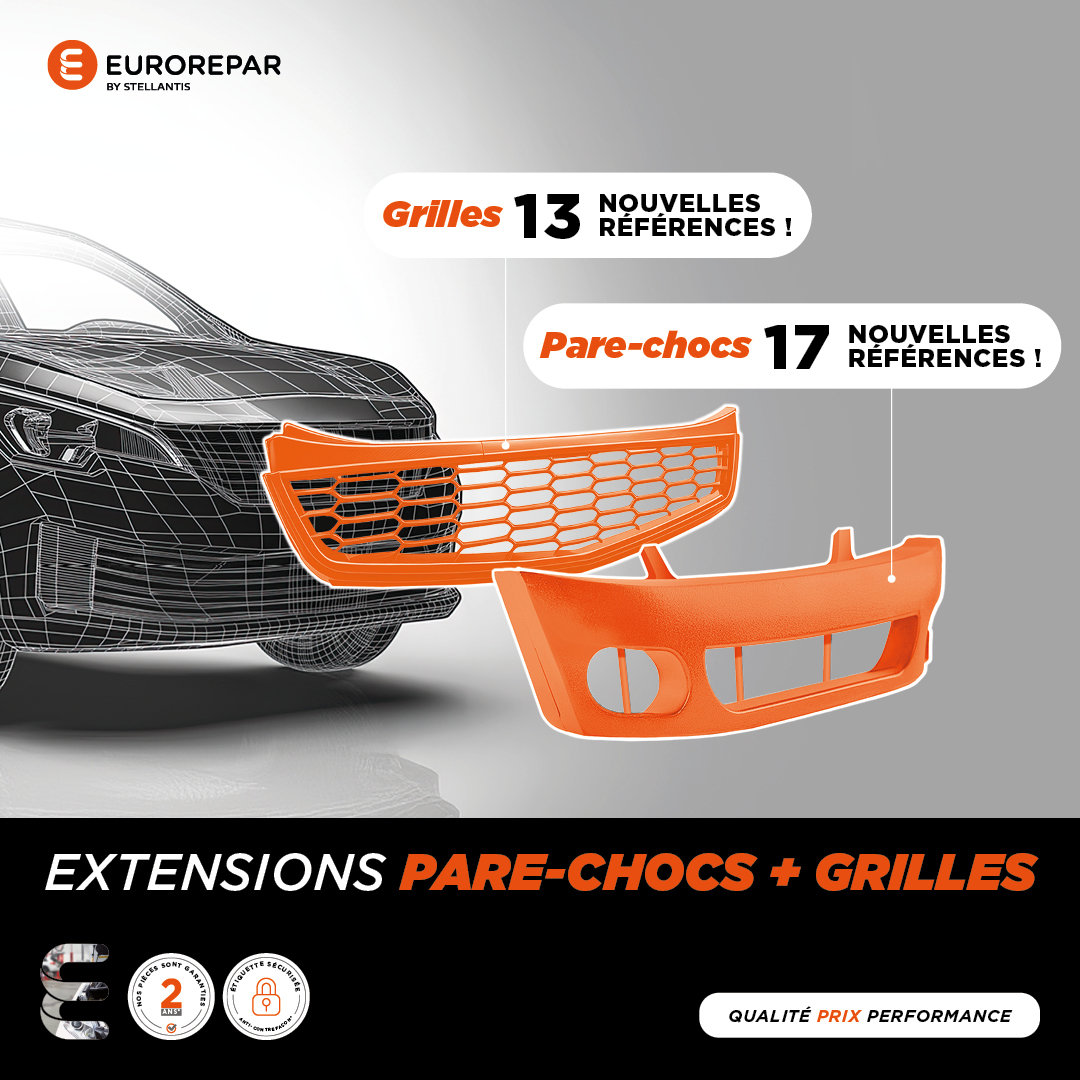 PARE CHOCS GRILLES EUROREPAR